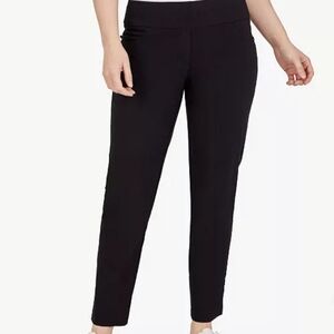 Straight Leg Pants Women's Size 10 Black Mid Rise